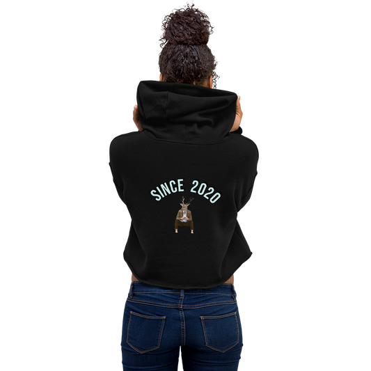 Professional Doomscroller Crop Hoodie.