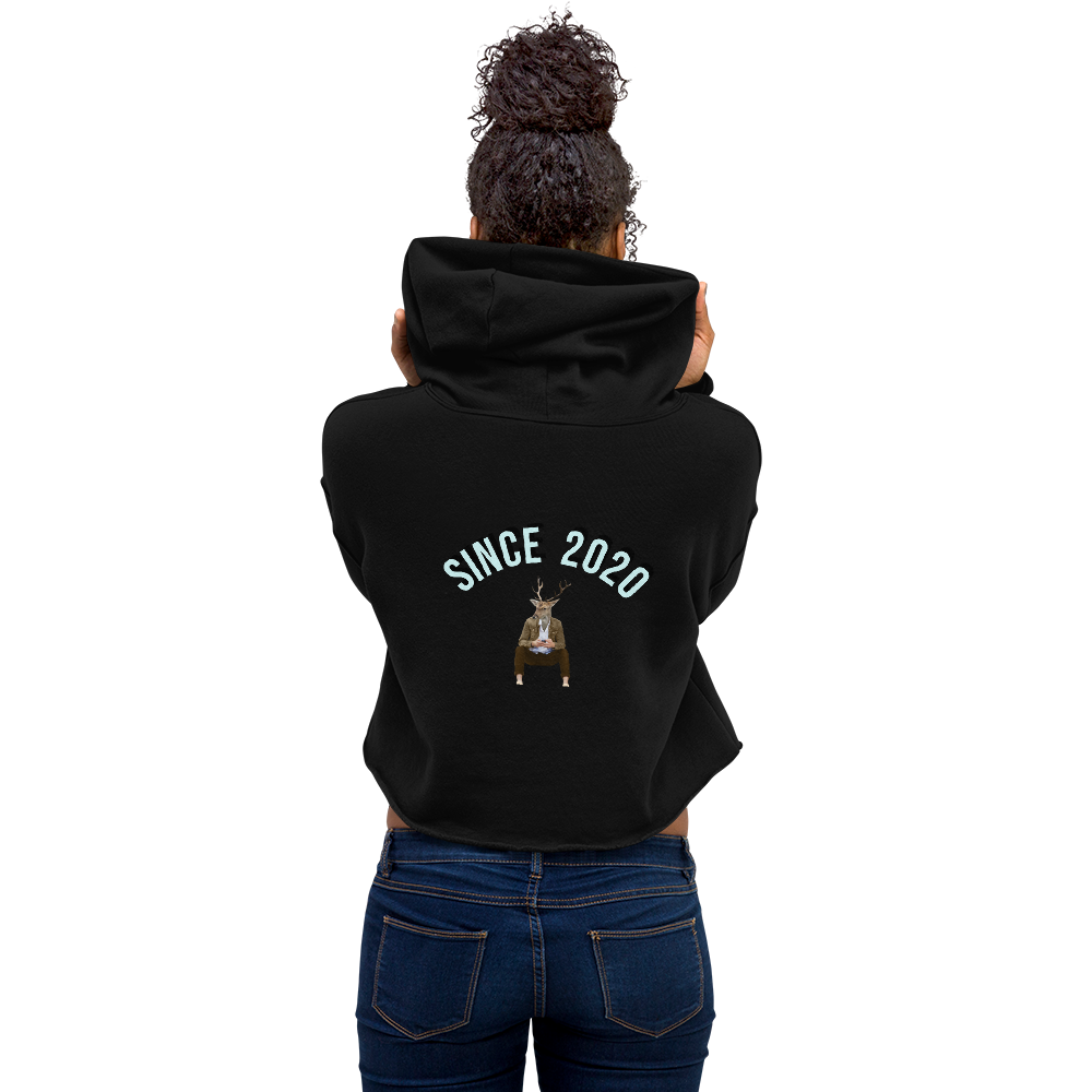Professional Doomscroller Crop Hoodie.