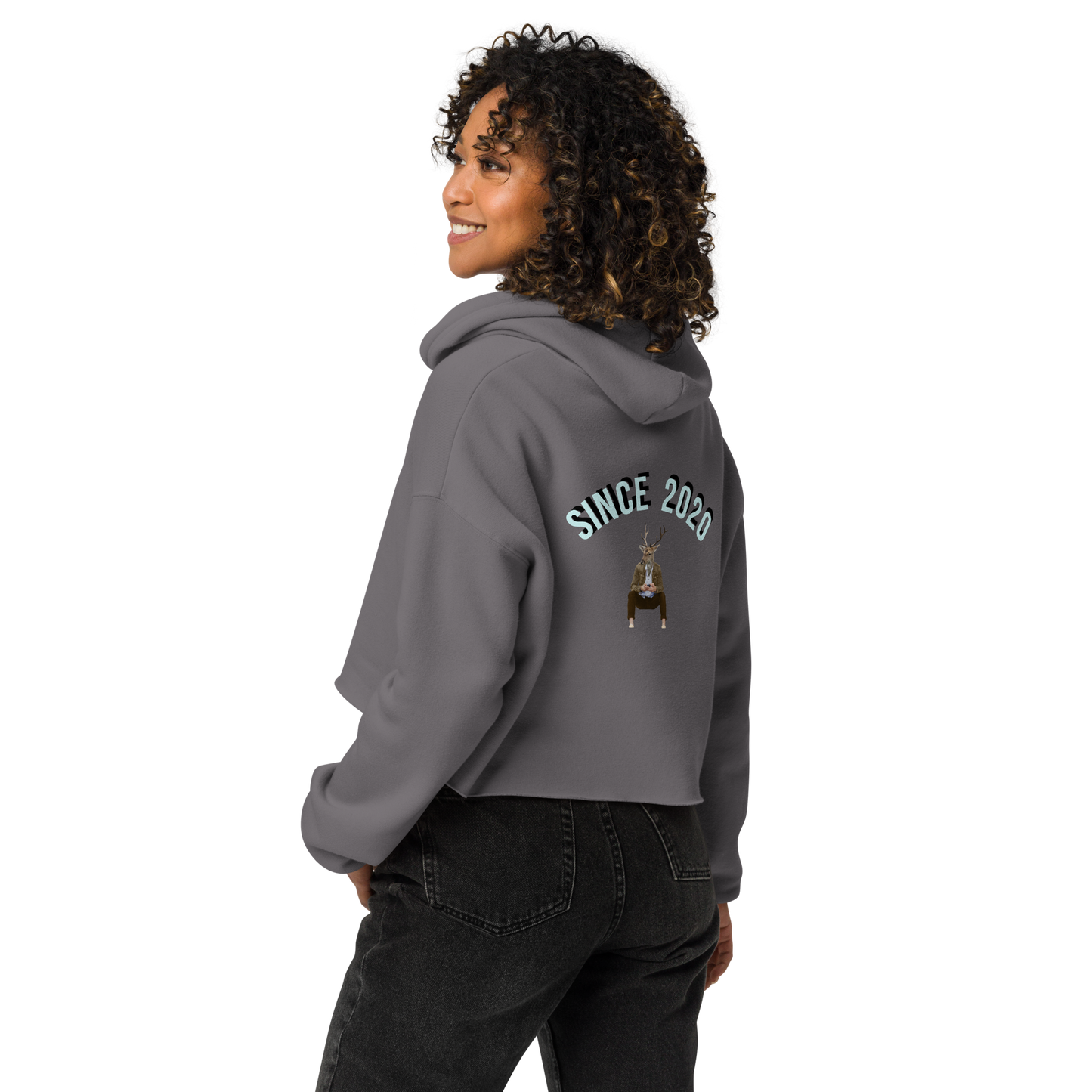 Professional Doomscroller Crop Hoodie.
