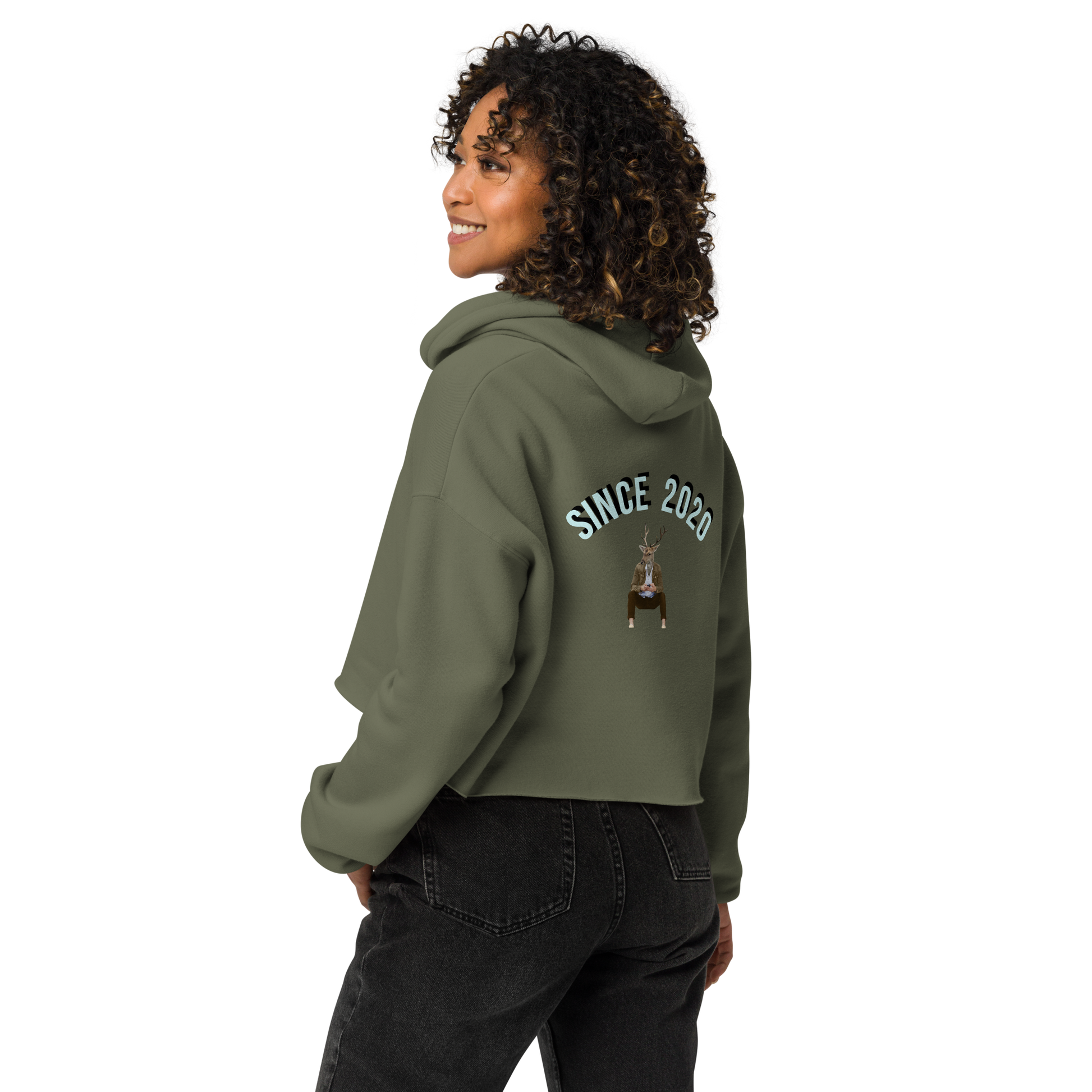 Professional Doomscroller Crop Hoodie.