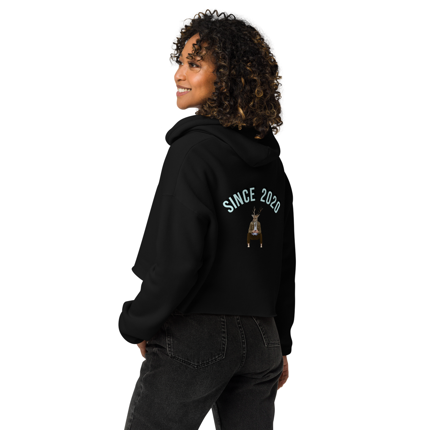 Professional Doomscroller Crop Hoodie.