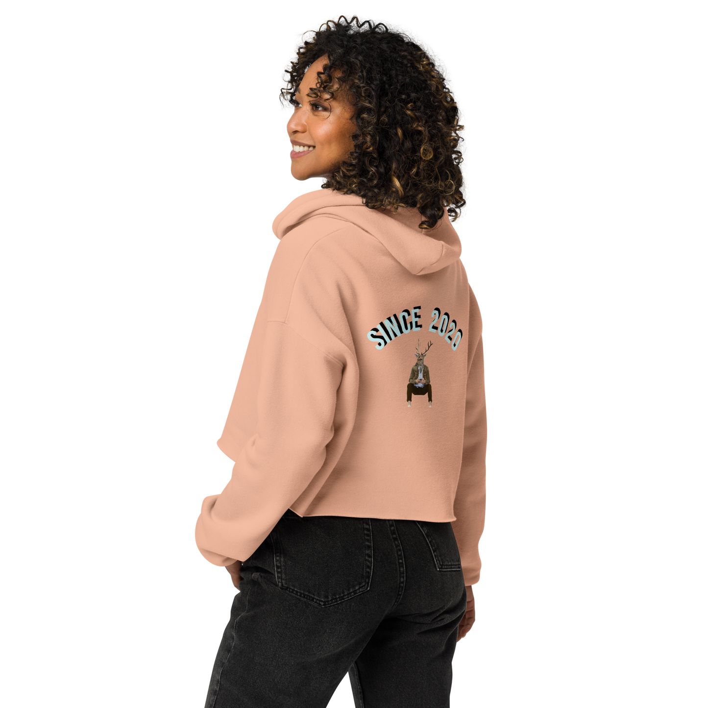 Professional Doomscroller Crop Hoodie.