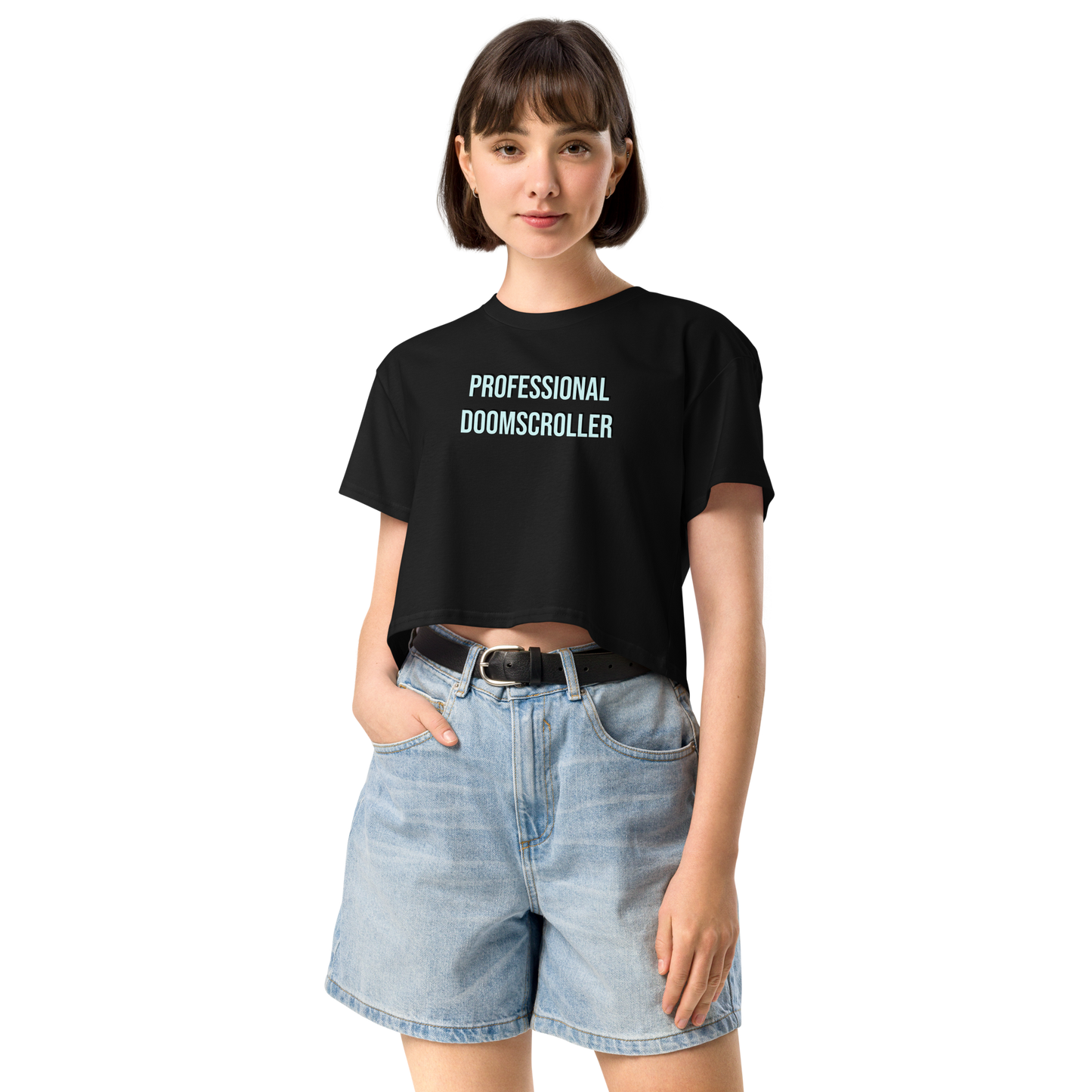 Professional DoomScroller Women’s crop top.