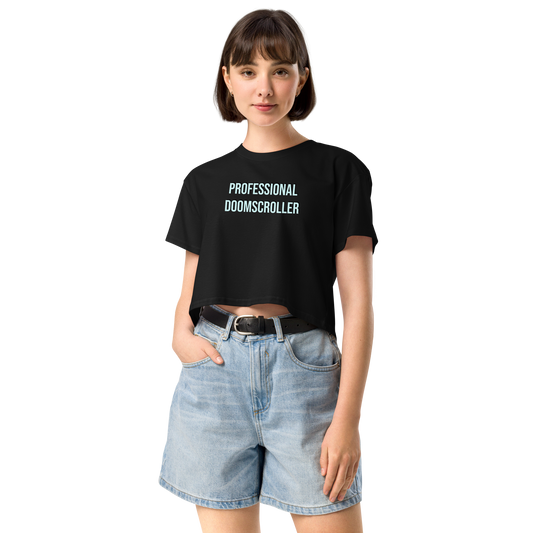 Professional DoomScroller Women’s crop top.