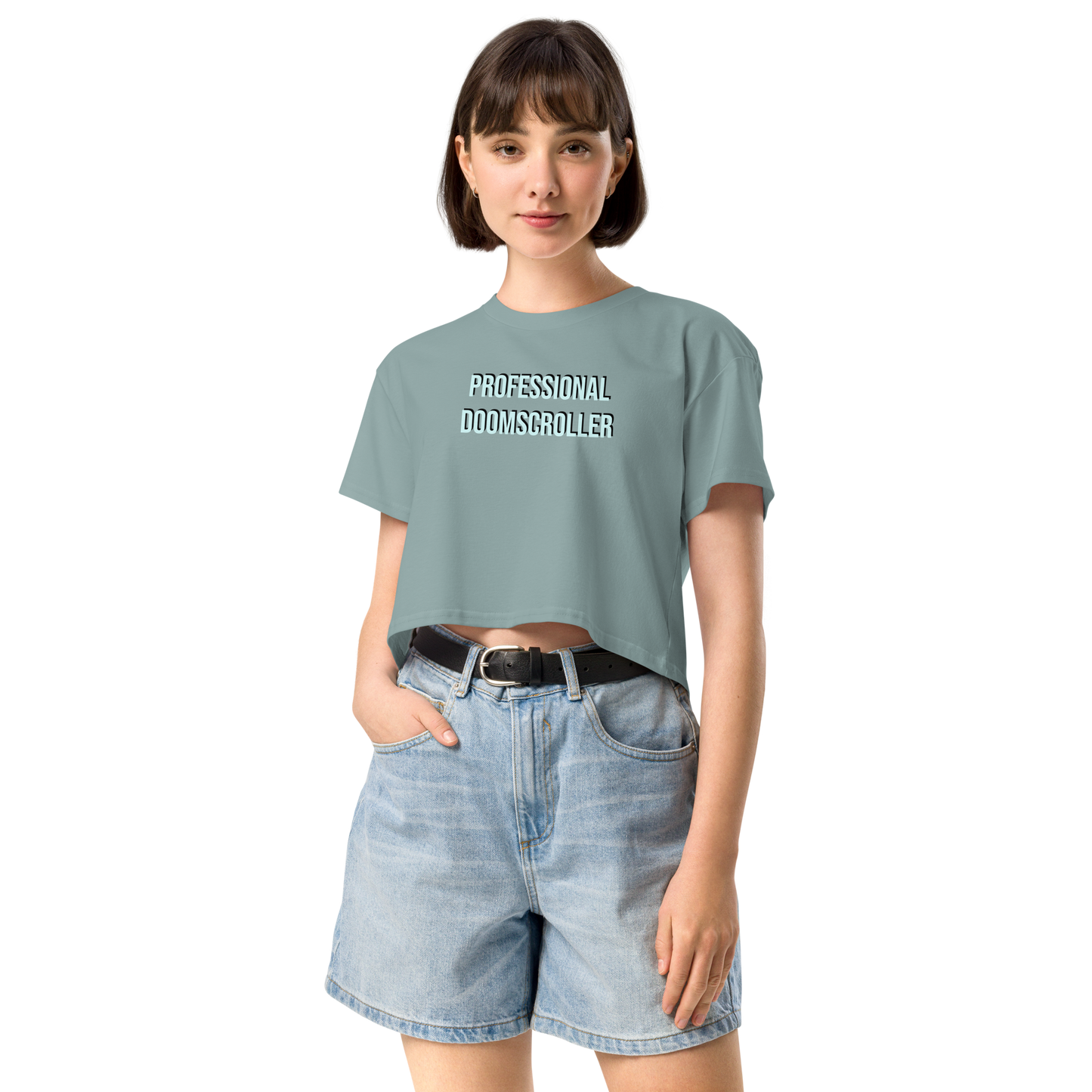 Professional DoomScroller Women’s crop top.