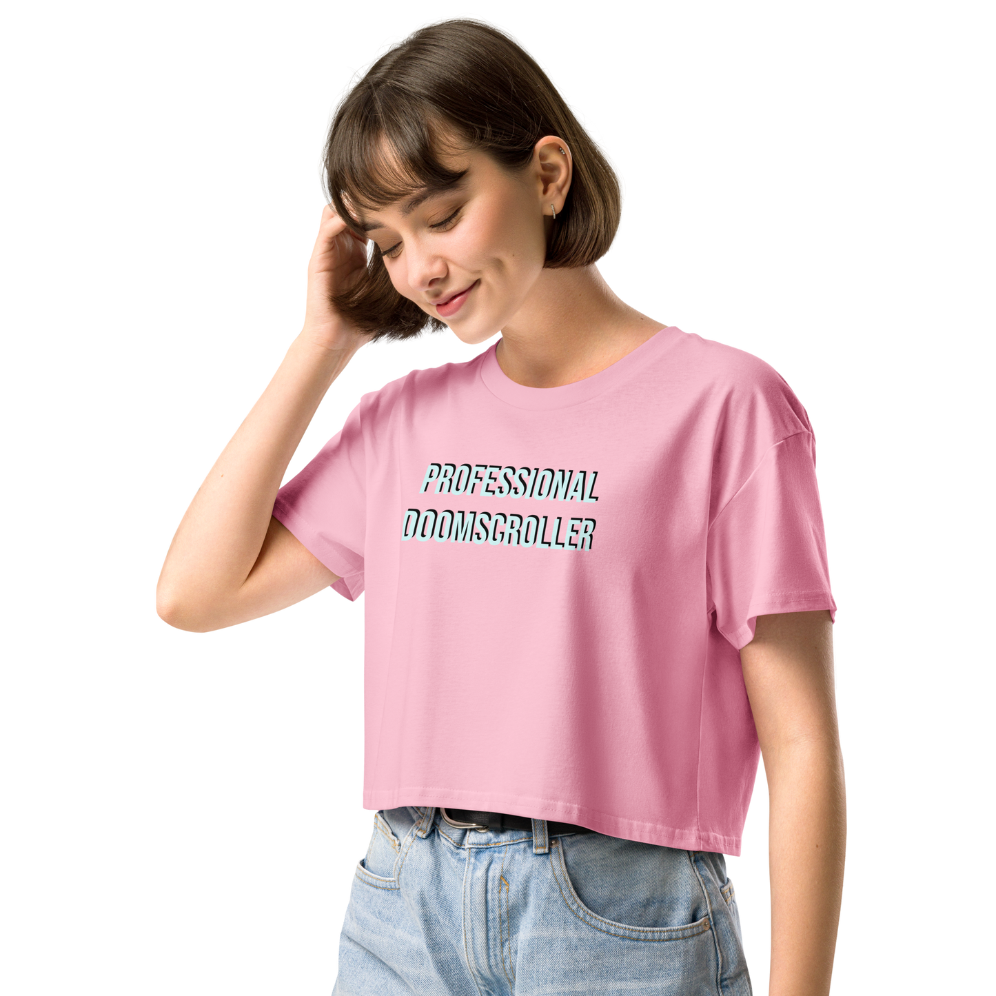 Professional DoomScroller Women’s crop top.