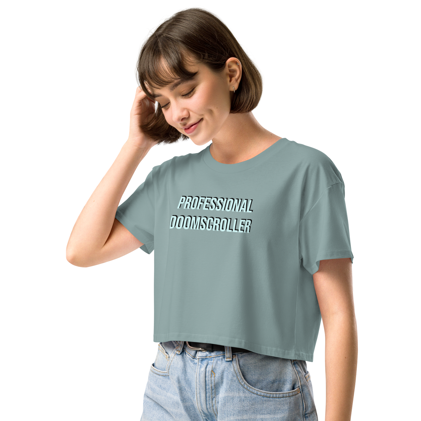 Professional DoomScroller Women’s crop top.
