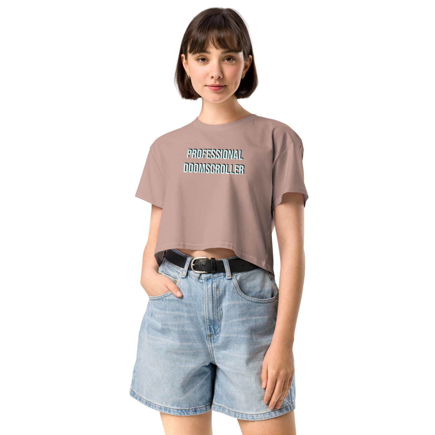 Professional DoomScroller Women’s crop top.