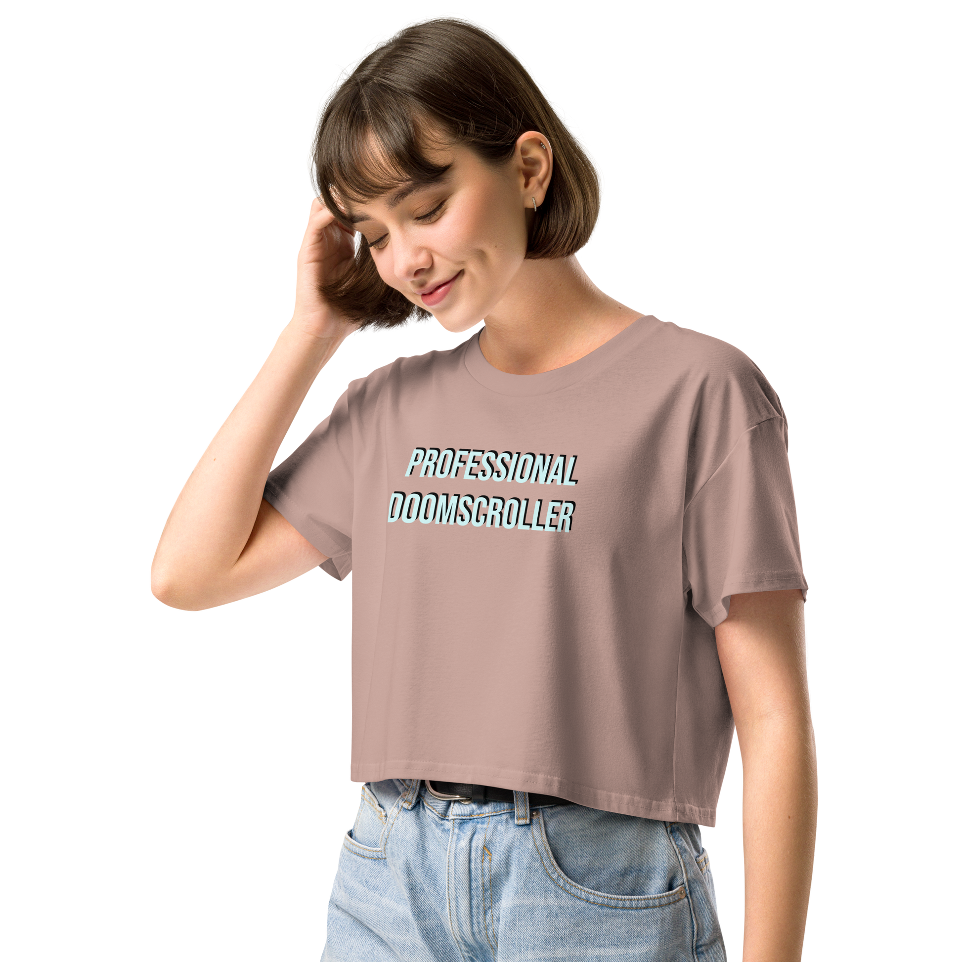 Professional DoomScroller Women’s crop top.