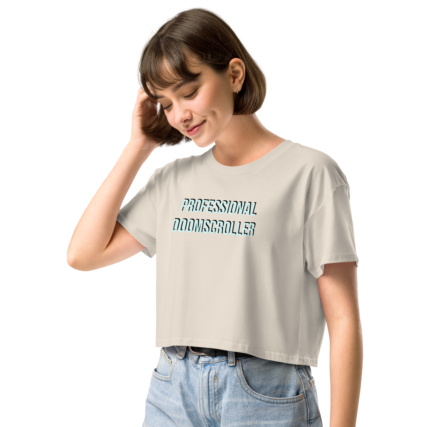 Professional DoomScroller Women’s crop top.