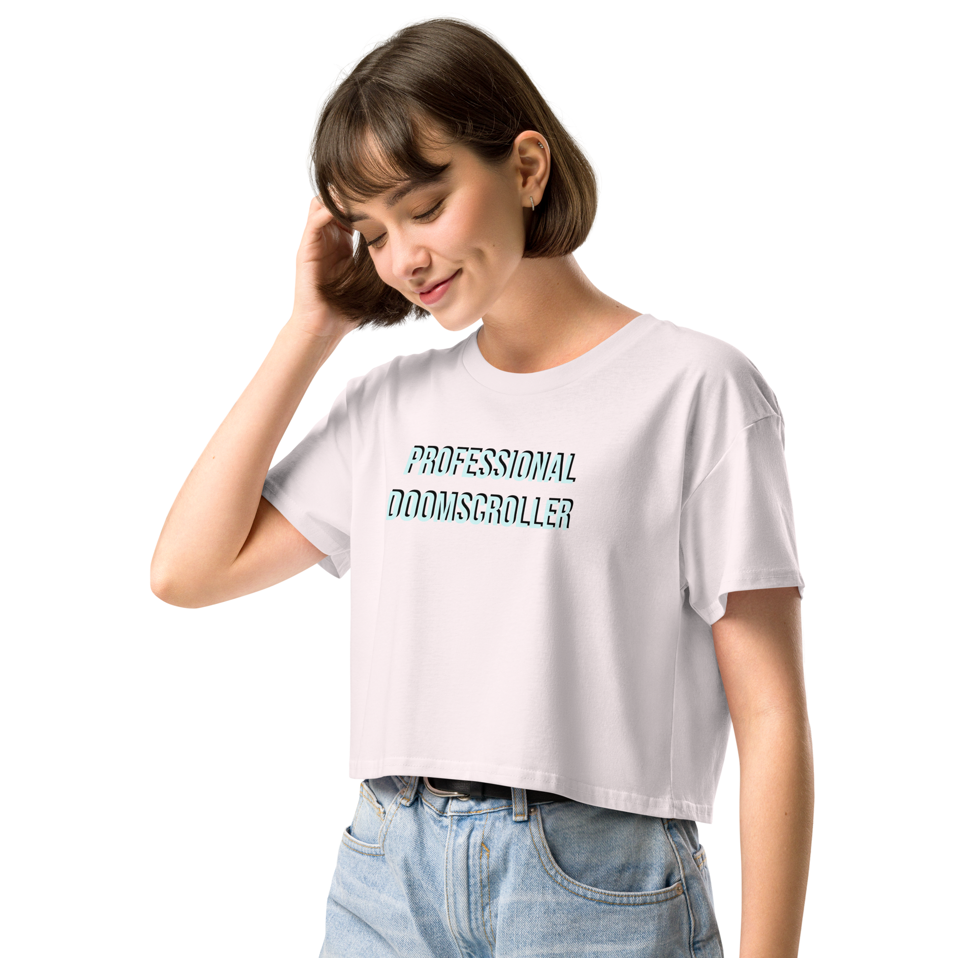 Professional DoomScroller Women’s crop top.