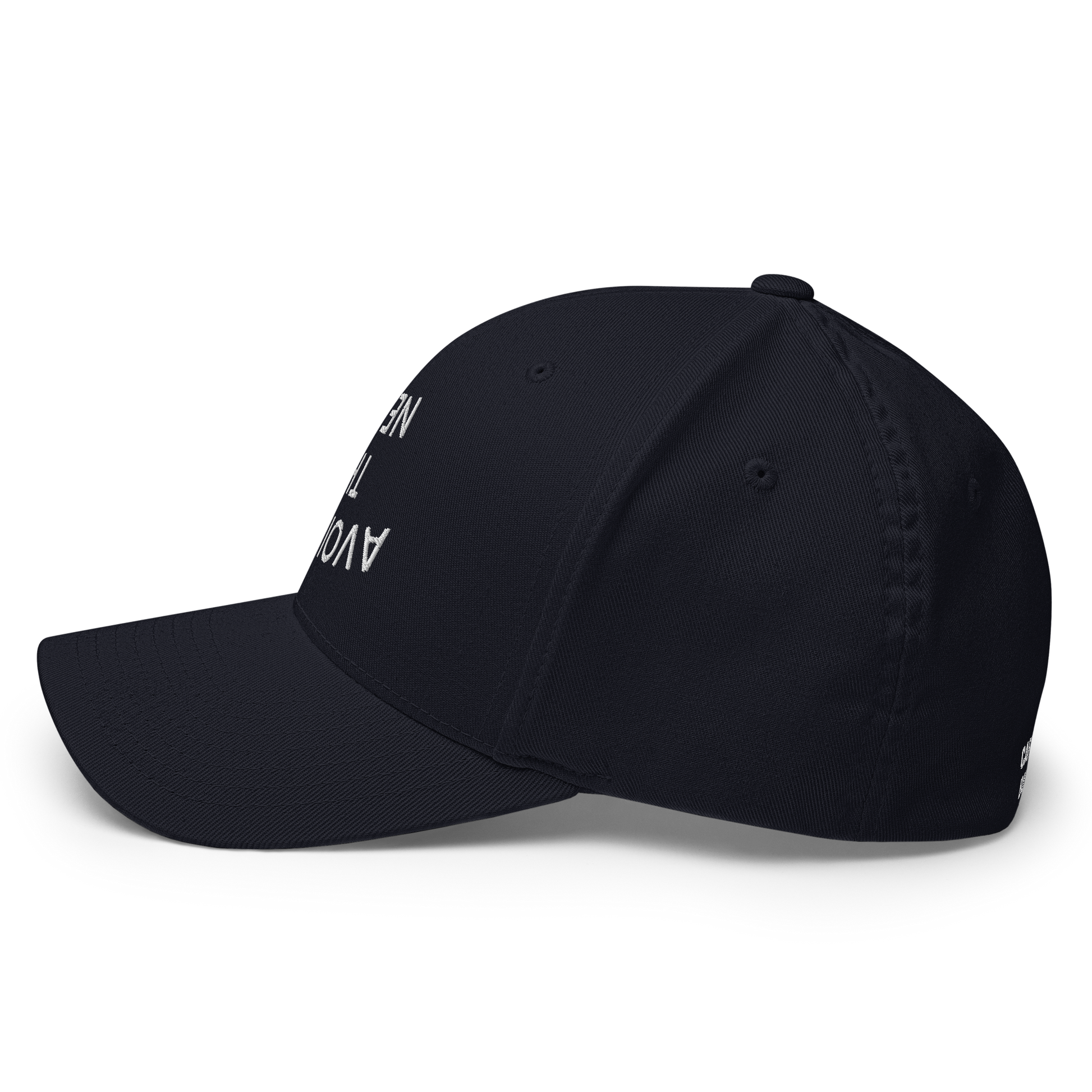 AVOIDING THE NEWS Structured Twill Cap.