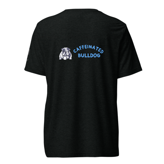 CAFFEINATED BULLDOG Short sleeve t-shirt.
