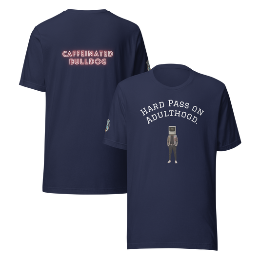 Caffeinated Bulldog  t-shirt.